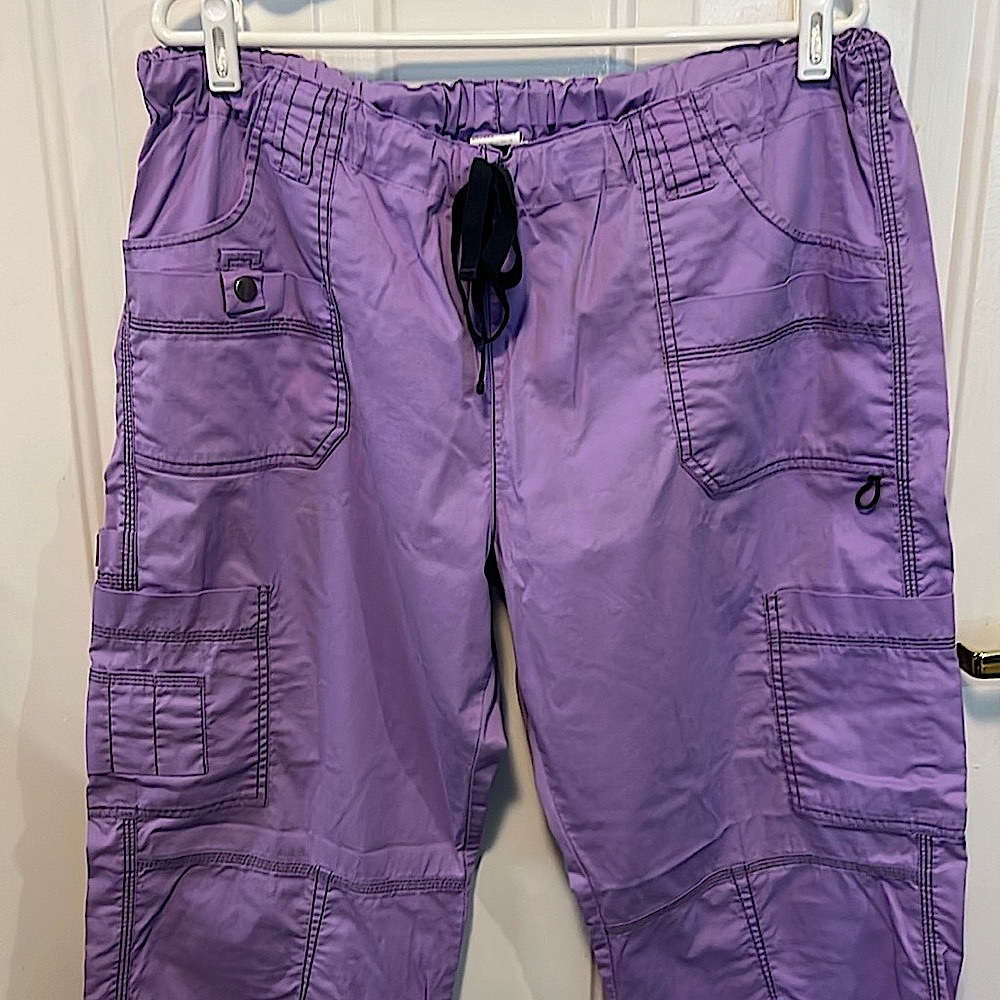 Stylish Purple Cargo Pants